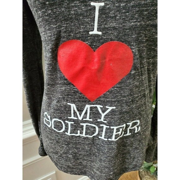 Boxer Craft Women's Gray Polyester Long Sleeve V-Neck Casual Shirt Size Small - Picture 3 of 10